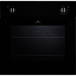 New World NW601F Single Electric Fan Oven in Black